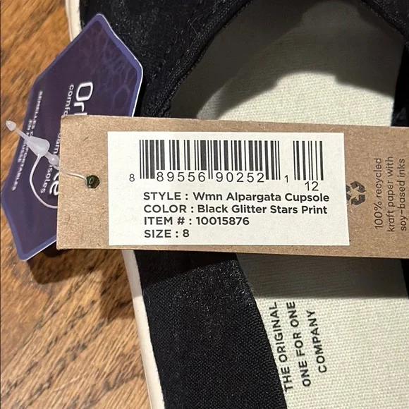 Toms Women's Black Slip-On Shoes - Picture 2 of 3